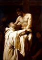 christ embracing saint bernard